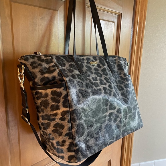 Kate Spade Leopard Print Tote - Picture 4 of 12